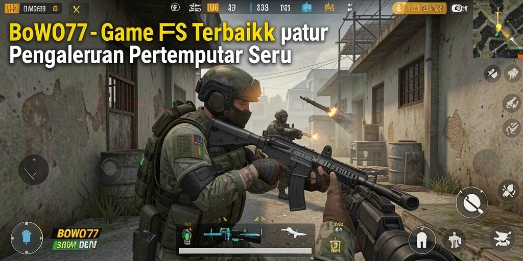 Gameplay seru dengan aksi tembak-menembak yang menegangkan di BOWO77.