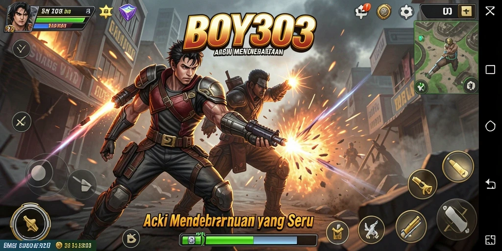Tampilan gameplay BOY303 yang penuh aksi dan ketegangan.