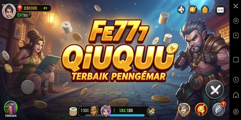 Tampilan gameplay QiuQiu yang menarik dan interaktif.