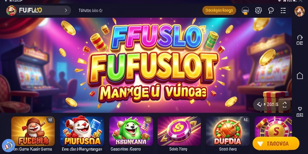 Gameplay seru dari FUFUSLOT di aplikasi Kasino.