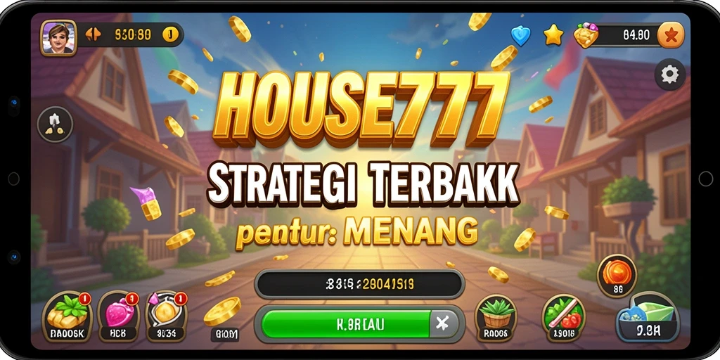 Screenshot menunjukkan pertarungan strategi yang mendebarkan di HOUSE777.