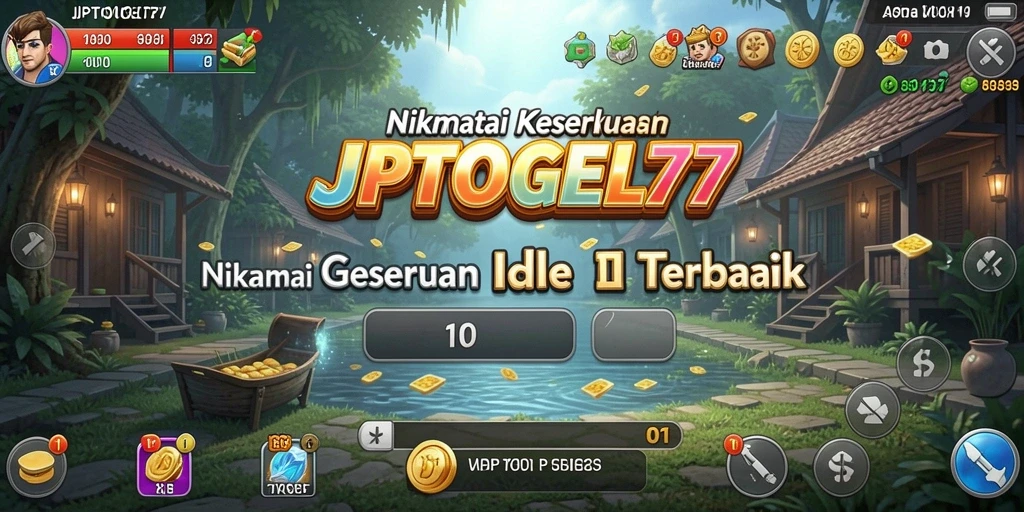 Screenshot utama JPTOGEL77 menunjukkan gameplay santai dan menyenangkan.