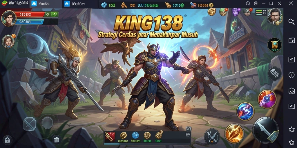 Tampilan gameplay strategis di KING138 yang menegangkan.