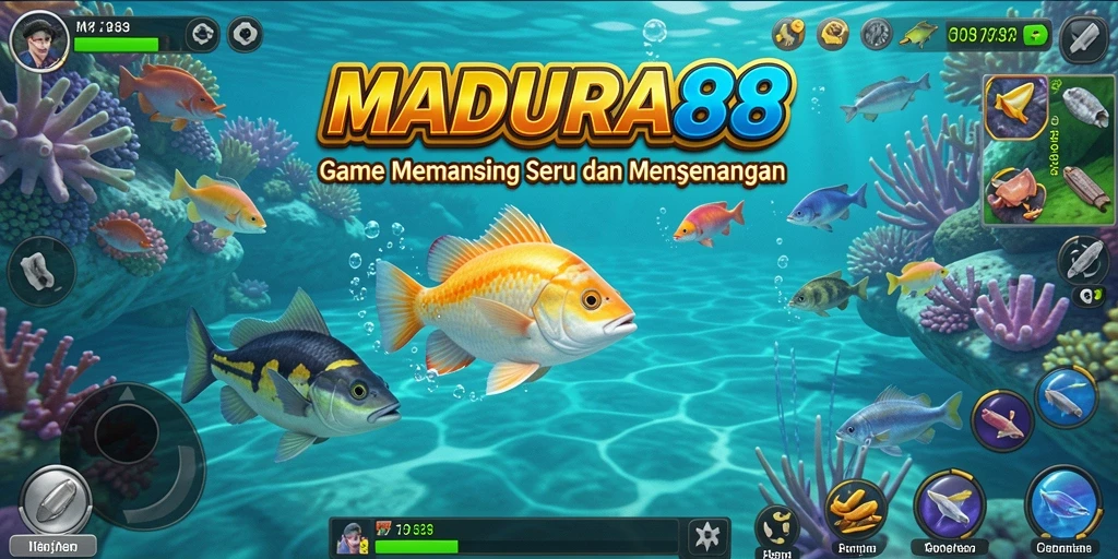Tangkapan ikan mengesankan dalam gameplay MADURA88.